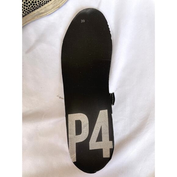 P448 Animal Print Skate Lace-Up High-Top Sneakers, EU 39, US 8.5 Leopard Cheetah - Picture 6 of 6